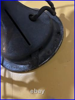 Vintage Antique Fitzgerald Star Rite Fan 10 Brass Blade Cut Cord Collectible