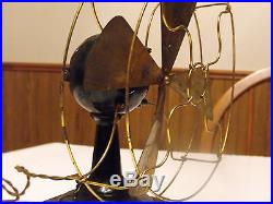 Vintage Antique Fort Wayne Electric Works Brass Blade Fan Pat. 1902 SUPER RARE