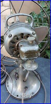 Vintage Antique GE General Electric Vortalex Art Deco Electric Fan Works