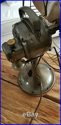 Vintage Antique Ge Vortalex Oscillating 3 Speed Fan Works Excellent The 1 U Want