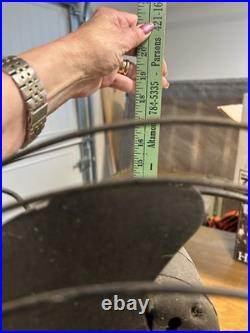 Vintage/Antique General Electric Black Electric Fan Cast Iron 1920s Works