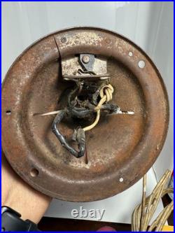 Vintage Antique Star Rite 4 Brass Blade Electric Metal Fan 10 Diameter