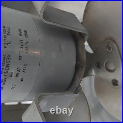 Vintage Art Deco 3-Speed Metal Table Hassock Fan Footrest 1940's Macys