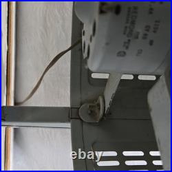 Vintage Art Deco 3-Speed Metal Table Hassock Fan Footrest 1940's Macys