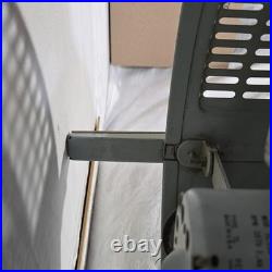 Vintage Art Deco 3-Speed Metal Table Hassock Fan Footrest 1940's Macys