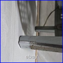 Vintage Art Deco 3-Speed Metal Table Hassock Fan Footrest 1940's Macys