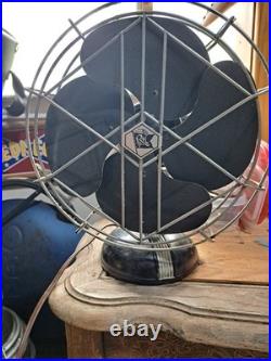 Vintage Art Deco Robbins & Myers Oscillating Fan, Model# 5404, Retro Steampunk