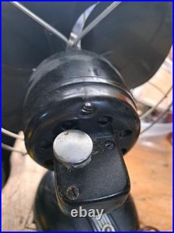 Vintage Art Deco Robbins & Myers Oscillating Fan, Model# 5404, Retro Steampunk