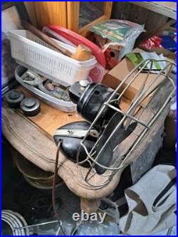 Vintage Art Deco Robbins & Myers Oscillating Fan, Model# 5404, Retro Steampunk