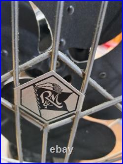 Vintage Art Deco Robbins & Myers Oscillating Fan, Model# 5404, Retro Steampunk