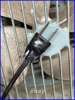 Vintage Art Deco Vornado Style Fan Streamline Industrial Metal Electric MCM