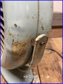 Vintage Art Deco Vornado Style Fan Streamline Industrial Metal Electric MCM