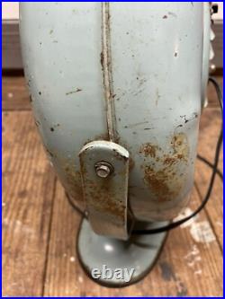 Vintage Art Deco Vornado Style Fan Streamline Industrial Metal Electric MCM