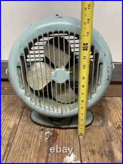 Vintage Art Deco Vornado Style Fan Streamline Industrial Metal Electric MCM