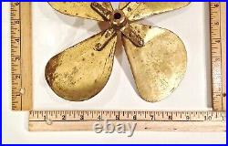 Vintage Brass 10 Inch Electric Fan Blade LOOK READ