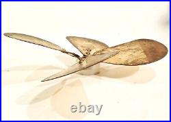 Vintage Brass 10 Inch Electric Fan Blade LOOK READ