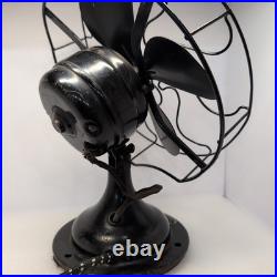 Vintage Century Electric Co. Metal Electric Desk Fan -made in USA 9 Works