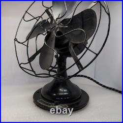 Vintage Century Electric Co. Metal Electric Desk Fan -made in USA 9 Works