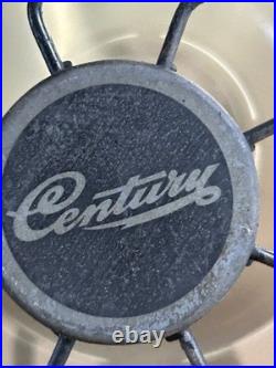 Vintage Century Electric Company 16 Brass Blade Oscillating fan