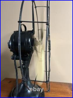 Vintage Century Electric Company 16 Brass Blade Oscillating fan