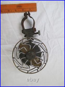 Vintage Clt. Trico Air Vacume Metal Fan, 2 Blade Clamp On. Adjustable. Rare