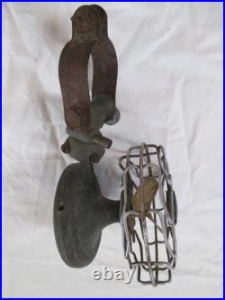 Vintage Clt. Trico Air Vacume Metal Fan, 2 Blade Clamp On. Adjustable. Rare