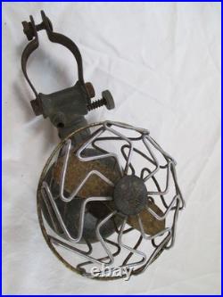 Vintage Clt. Trico Air Vacume Metal Fan, 2 Blade Clamp On. Adjustable. Rare
