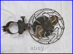 Vintage Clt. Trico Air Vacume Metal Fan, 2 Blade Clamp On. Adjustable. Rare
