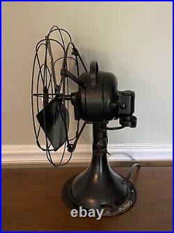 Vintage Diehl Oscillating Electric Fan Cat No. K12512 (Black)