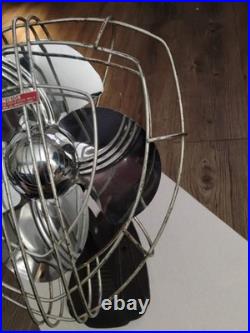 Vintage Dominion 10Model 932 Art Deco Fan 30s Arched Cage Ribs Streamline