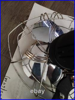Vintage Dominion 10Model 932 Art Deco Fan 30s Arched Cage Ribs Streamline