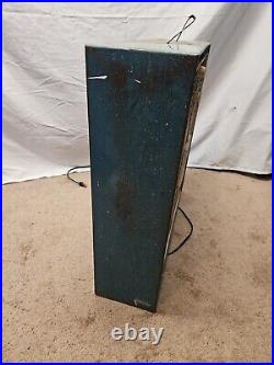 Vintage EMERSON ELECTRIC In/Out Hi/Lo HEAVY Metal Box Fan 3 Blade WORKS