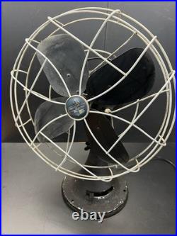 Vintage EMERSON ELECTRIC Oscillating Fan 3-Speed WORKS GREAT! 79646-AT