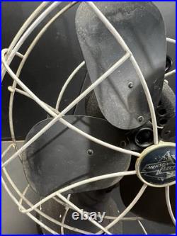 Vintage EMERSON ELECTRIC Oscillating Fan 3-Speed WORKS GREAT! 79646-AT