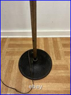 Vintage EMERSON FLOOR FAN pedestal standing industrial metal adjustable portable