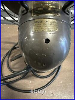 Vintage EMERSON Type 77646-AS Oscillating 3-Speed 12 4 Blade Fan