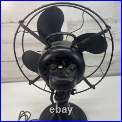 Vintage Emerson 73646 Electric Oscillating Steel Fan Blade 3 Speed Working Vintage Emerson 73646 Electric Oscillating Steel Fan Blade 3 Speed Working