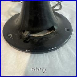 Vintage Emerson Desk Fan 1920-21 3 Speed Brass Blade USA Iron 12 Works