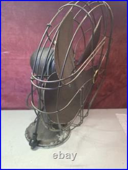 Vintage Emerson Electric 16 Oscillating Fan Working