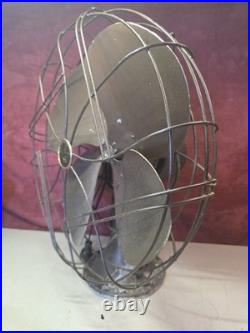 Vintage Emerson Electric 16 Oscillating Fan Working