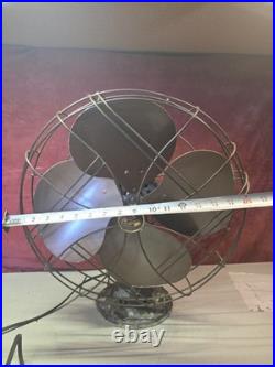 Vintage Emerson Electric 16 Oscillating Fan Working