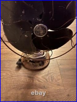 Vintage Emerson Electric 3- speed Oscillating Fan Model 77646 AA 12