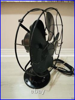 Vintage Emerson Electric Fan 12 77646 Oscillator Works Amazing Antique Fan
