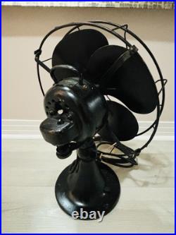 Vintage Emerson Electric Fan 12 77646 Oscillator Works Amazing Antique Fan