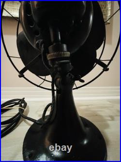 Vintage Emerson Electric Fan 12 77646 Oscillator Works Amazing Antique Fan