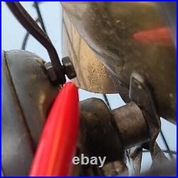 Vintage Emerson Electric Golden Jubilee Type 6250-F Oscillating Desk Fan Brass Vintage Emerson Electric Golden Jubilee Type 6250-F Oscillating Desk Fan Brass