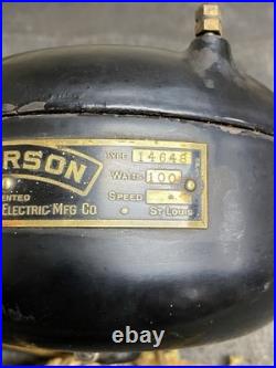 Vintage Emerson Fan Motor Pancake Untested Type 14648