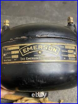Vintage Emerson Fan Motor Pancake Untested Type 14648