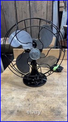 Vintage Emerson Fan Oscillating Bullet Back 2450-D Working