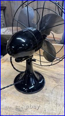Vintage Emerson Fan Oscillating Bullet Back 2450-D Working